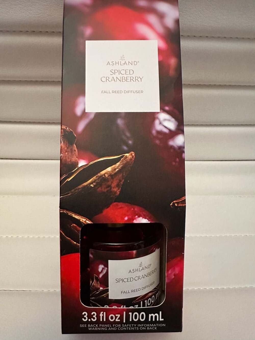 Ashland Spiced Cranberry Fall Reed Diffuser 3.3 fl oz 100 mL